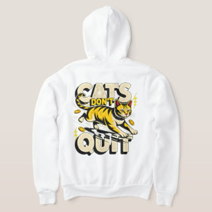 Entrepreneur Cat Mum – Boss Babe Cats Don’t Quit  Hoodie