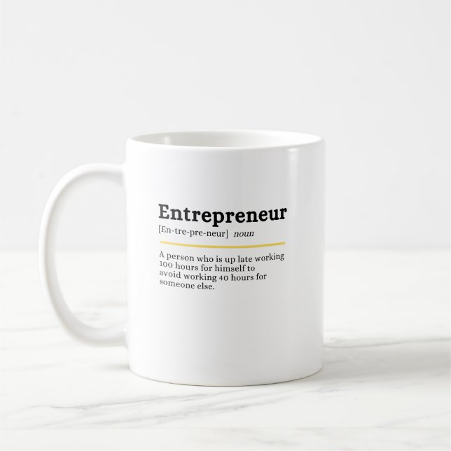 Entrepreneur Coffee Mug (Left)