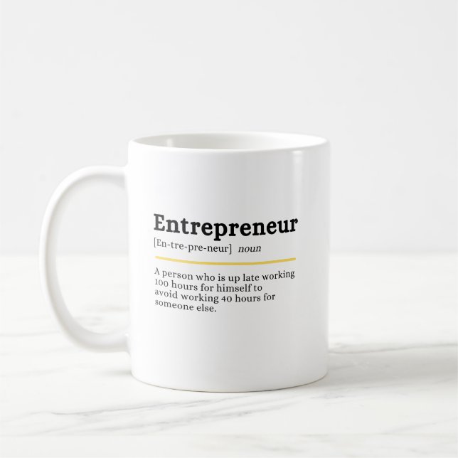 Entrepreneur Coffee Mug (Left)