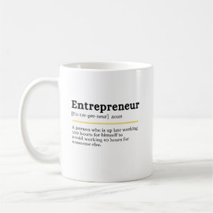 Entrepreneur Definition Personalized Coffee Mug
