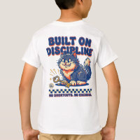 Entrepreneur : Discipline & Hustle Retro cat