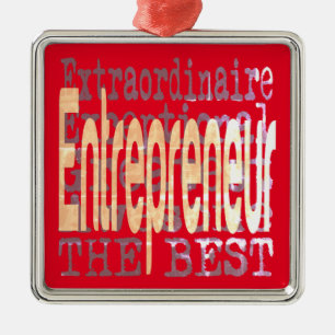 Entrepreneur Extraordinaire Metal Tree Decoration
