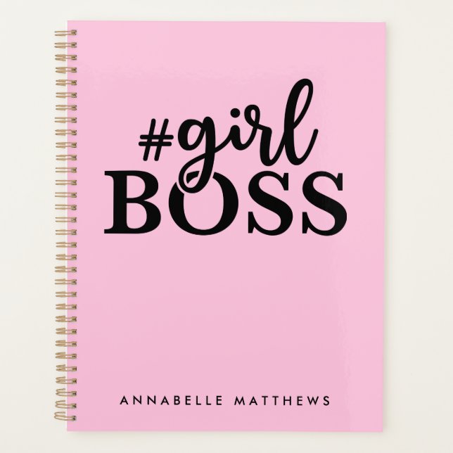 Entrepreneur Girl  Boss Babe  Planner (Front)