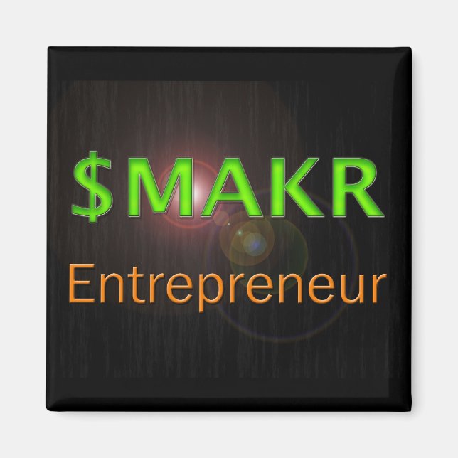 Entrepreneur Money Maker Magnet (Front)