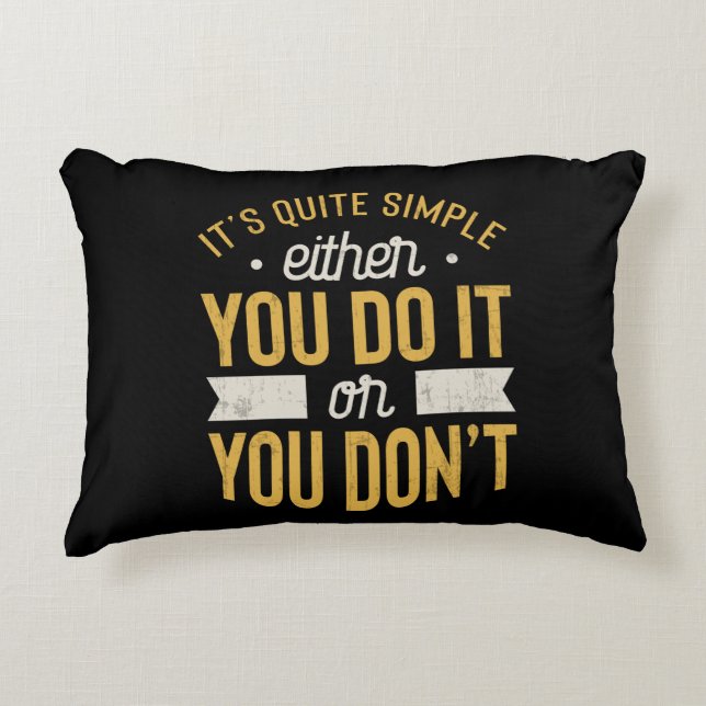 Entrepreneur Motivational Inspirational Saying Decorative Cushion (Front)