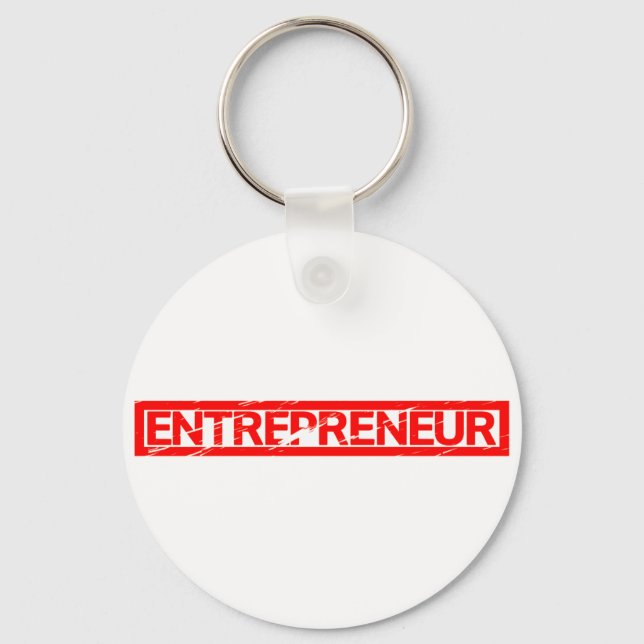 Entrepreneur Stamp Key Ring (Front)
