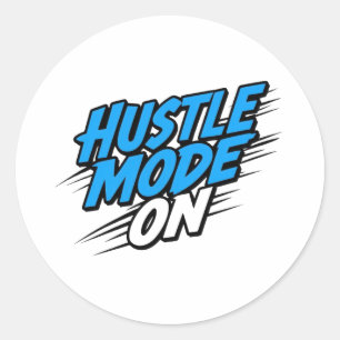 Entrepreneur Success and Ambition Classic Round Sticker