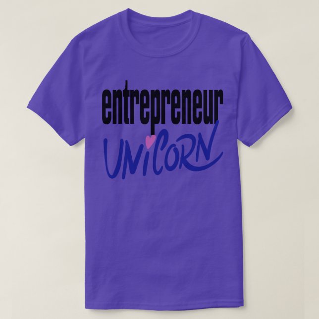 Entrepreneur Unicorn T-Shirt (Design Front)