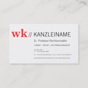 Entrepreneur with style business card