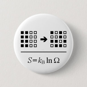Entropy 6 Cm Round Badge