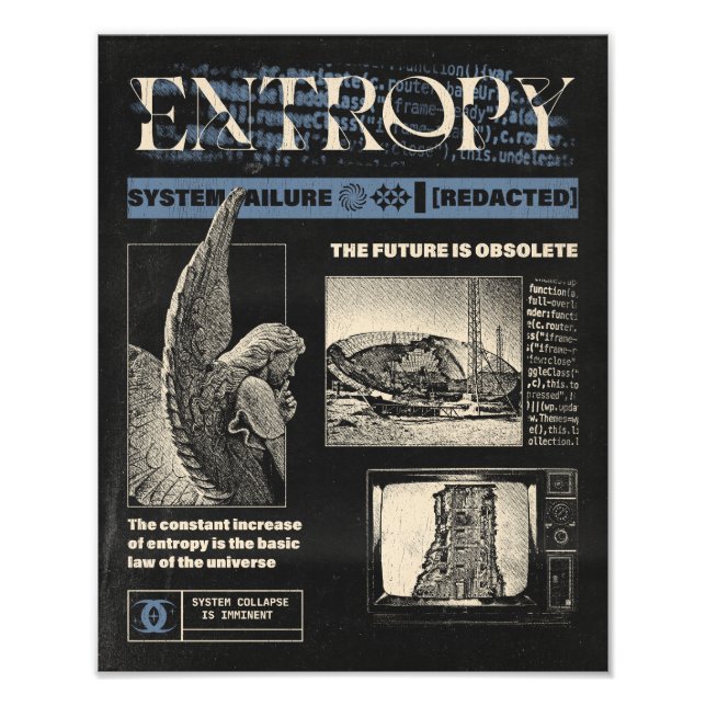 Entropy - Brutalist Design Photo Print (Front)