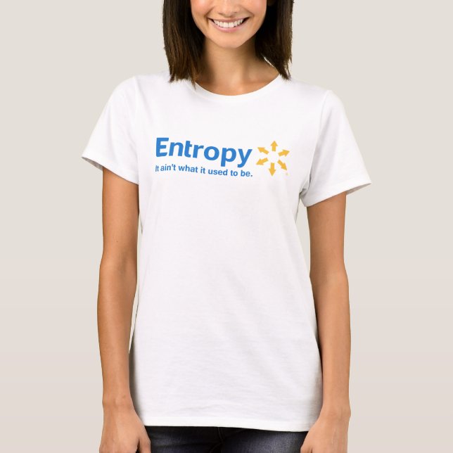 Entropy It Ain't What it Used to Be T-Shirt (Front)