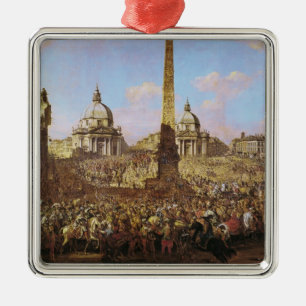 Entry into Rome of Jerzy Ossolinski Metal Tree Decoration