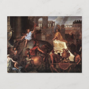 Entry Of Alexander Into Babylon Postcard