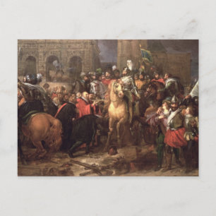 Entry of Henri IV into Paris, 22nd March 1594 Postcard