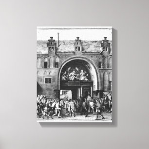 Entry of Hercule Francois of France Canvas Print