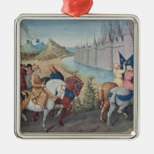 Entry of Louis VII  King of France and Conrad Metal Tree Decoration