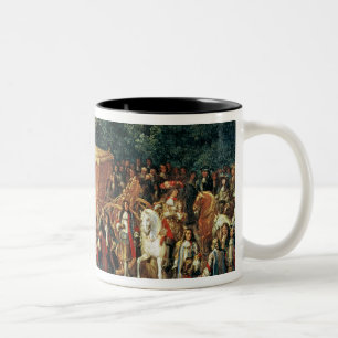 Entry of Louis XIV and Maria Theresa into Two-Tone Coffee Mug
