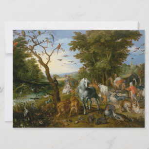 Entry of the Animals into Noah's Ark (Brueghel) Card