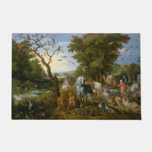 Entry of the Animals into Noah's Ark (Brueghel) Doormat