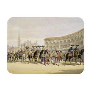 Entry of the Toreros in Procession, 1865 (colour l Magnet