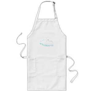 Entusiasmo Portuguese Words Collection Long Apron