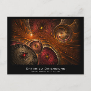 Entwined Dimensions Fractal Artist Card