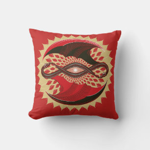 Entwined Dragons Cushion