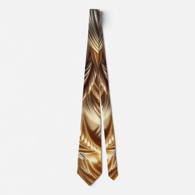 Entwined Gold Neck Tie (Front)