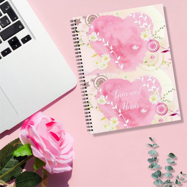Entwined Hearts - Pink Notebook (Creator Uploaded)