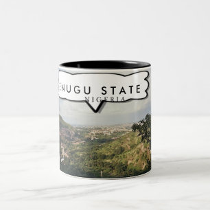 Enugu, Nigeria Customised TeaCup/Mug Two-Tone Coffee Mug