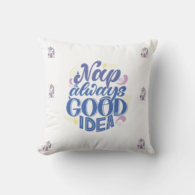 Enumaa Throw Pillow (Front)