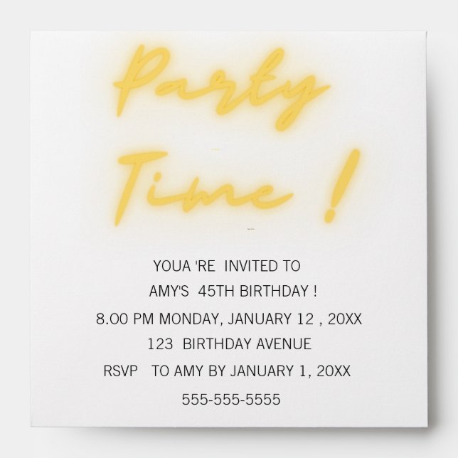 Envelope (Front)