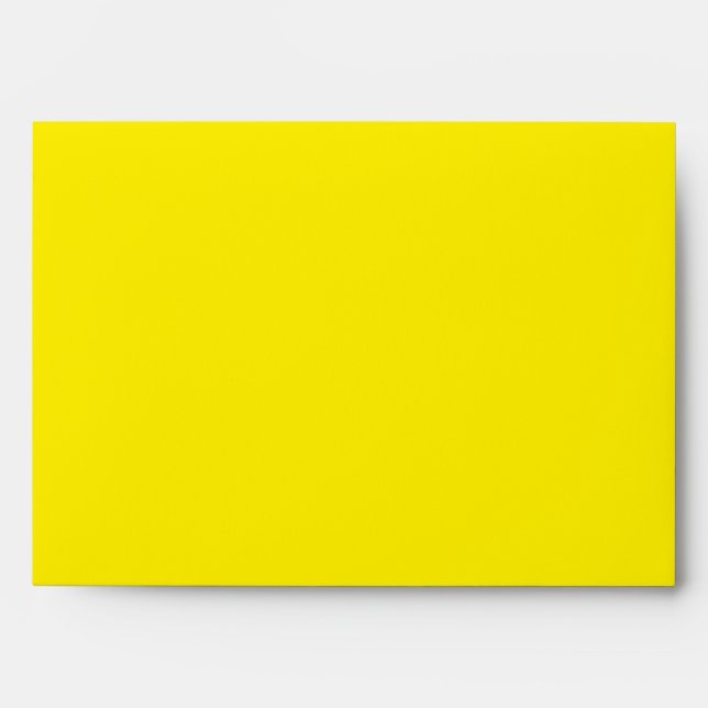 Envelope A7 Lemon Yellow Blank (Front)