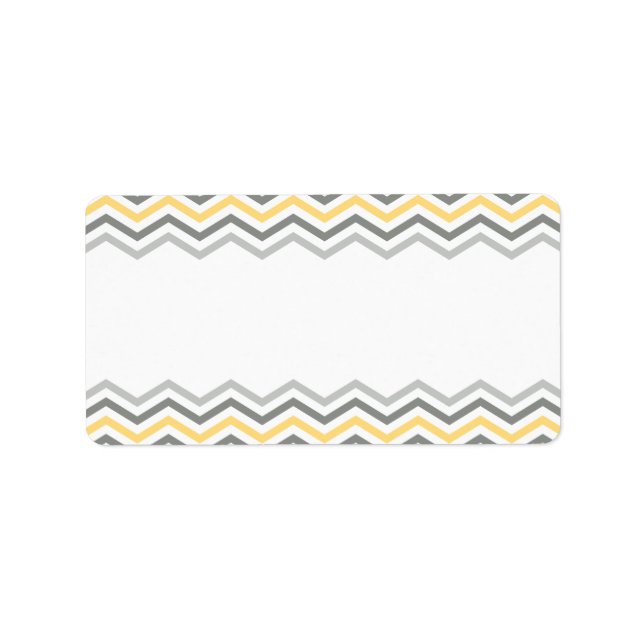 ENVELOPE ADDRESS LABELS :: chevron 1 (Front)