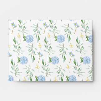 Envelope Blue Floral Collection 4 x 6
