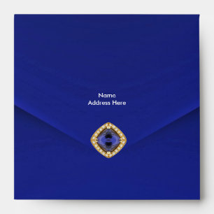 Envelope Blue Velvet Jewel