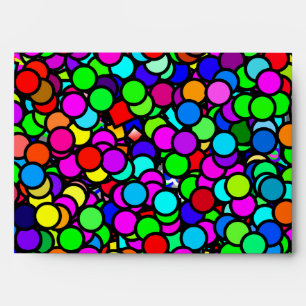 Envelope Colourful Bubbles