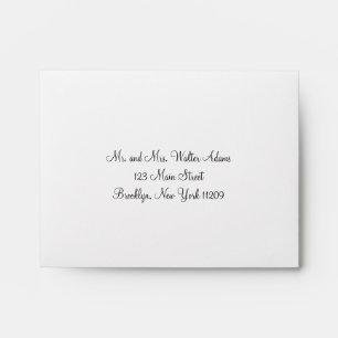Envelope for RSVP Card