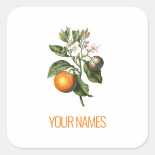 ENVELOPE SEAL STICKER : BITTER ORANGE BLOSSOM