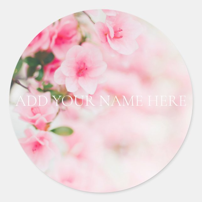 ENVELOPE SEAL STICKER : TREE BLOSSOMS (Front)