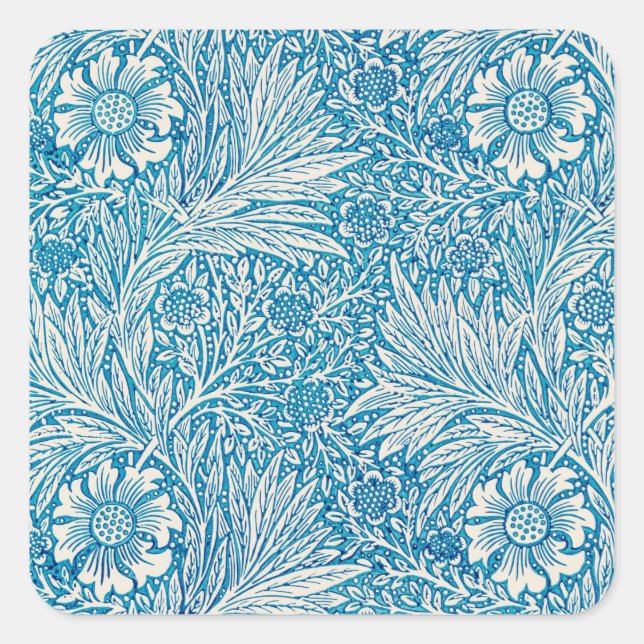 ENVELOPE SEAL STICKER : WILLIAM MORRIS "MARIGOLD"  (Front)
