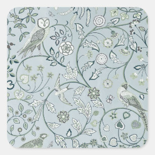 ENVELOPE SEAL  : WILLIAM MORRIS : OWL & PHEASANT