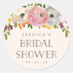 Envelope Seals Sweet Blooms Favour Tags