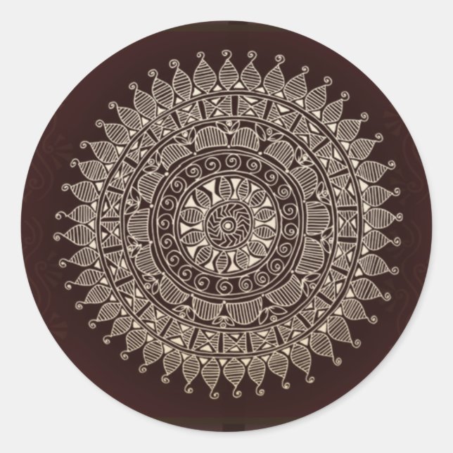 Envelope seals with Indian decoration (Front)