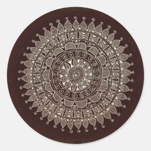 Envelope seals with Indian decoration