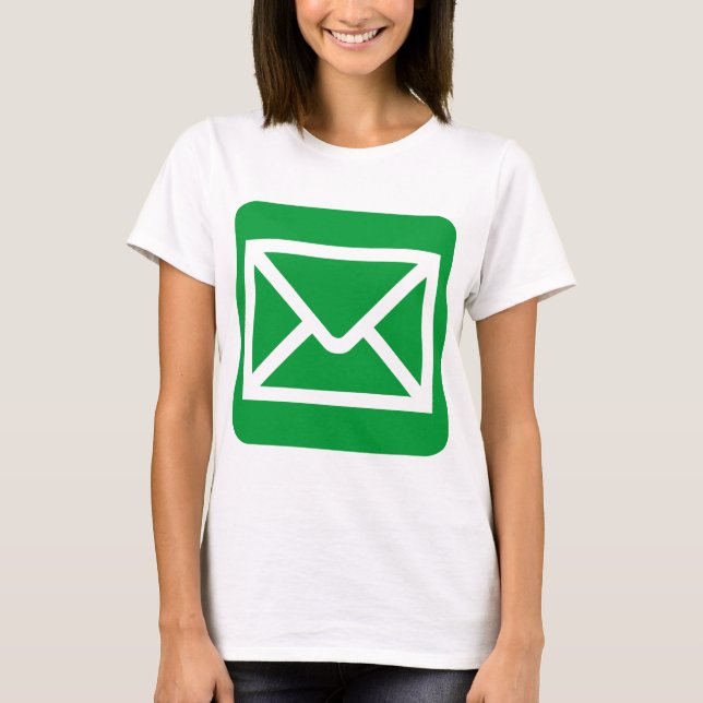 Envelope Sign - Grass Green T-Shirt (Front)
