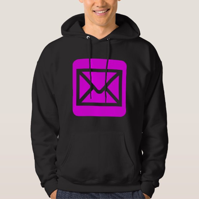 Envelope Sign - Magenta Hoodie (Front)