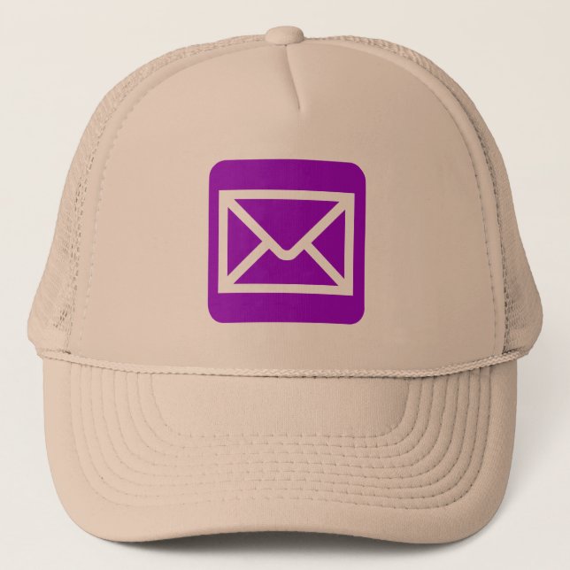 Envelope Sign - Orange Trucker Hat (Front)