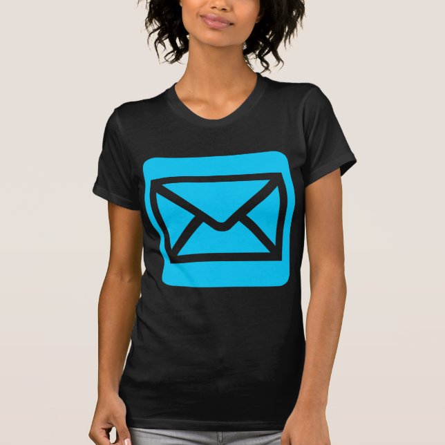 Envelope Sign - Sky Blue T-Shirt (Front)